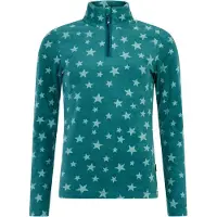 Protest Skipully Women Prtrefuzzy 1/4 Zip Active Top Rainstorm Blue-M
