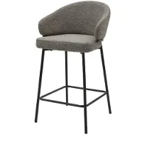 DS4U - Sofia barkruk 65 cm - taupe met zwarte poot
