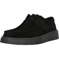 Clarks Shoes Heren Torview Moc Schoenen Black Suede