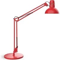 MAUL MAULstudy Bureaulamp - Metaal - Rood - E27 Fitting - Tafellamp
