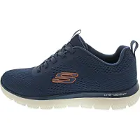 SKECHERS Sneakers laag 'Summits - Eckler' navy / oranje