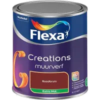 Flexa - Creations Muurverf Extra Mat - Roodbruin - Mengverf - 1 L