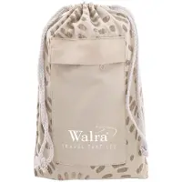 Walra Travel Textiles Strandlaken 100x180 cm Crazy Crinkles Sand - Hoogwaardige kwaliteit - Zacht en sneldrogend - Inclusief tas