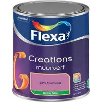Flexa - Creations Muurverf Extra Mat - 85% Framboos - Mengverf - 1 L