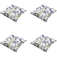 Madison Sierkussen Blaze Blue (50 x 50 cm)