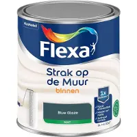 Flexa - Strak Op De Muur Binnen Mat - Blue Glaze - Mengverf - 1 L