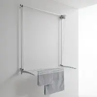 Foxydry Wall 128 cm droogrek wandmontage -bediening rechts- 128 x 52 x 137 cm