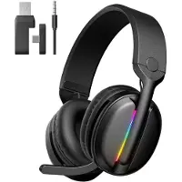 Ren Game headset draadloos - Headset - Game headset - Gaming headsets - Zwart -‎ 21cm x 18cm x 10cm