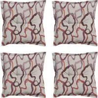 Madison zitkussen blaze - 50x50x7cm set van 4