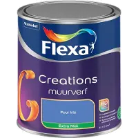 Flexa - Creations Muurverf Extra Mat - Puur Iris - Mengverf - 1 L