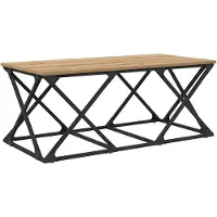 vidaXL Salontafel Artisan Eiken 100 x 49 x 40 cm Bewerkt hout