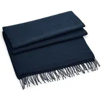 Jumada 's Sjaal - Geweven - Navy - Volwassenen - Oversized - Polyacryl