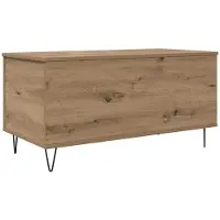vidaXL Salontafel artisanaal eikenkleurig 90 x 44,5 x 45 cm