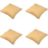 Madison sierkussen napels - 50x50x10cm set van 4