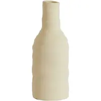Light & Living Light - Living Vaas Sesto - Keramiek - Beige/Creme/Wit - 12 x 31 x 12 cm (BxHxD)