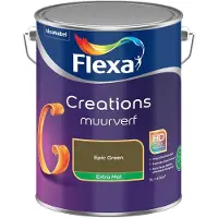 Flexa - Creations Muurverf Extra Mat - Epic Green - Mengverf - 5 L