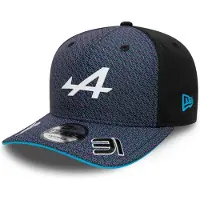 Alpine F1 New Era Heren Driver Eo 9fifth Pc Renault Zwart-Marineblauwe Pet