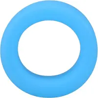 Doc Johnson Rock Solid The Big O Cockring Glow in the Dark - Blauw