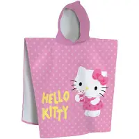 Hello Kitty Poncho Milkshake - 60 x 120 cm - Katoen