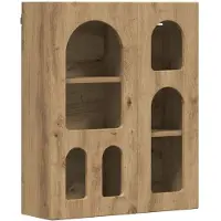 vidaXL Hangkast ELST Artisanaal eiken 59 x 20 x 71,5 cm Bewerkt hout