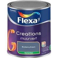 Flexa - Creations Muurverf Extra Mat - Blueberry Dream - Mengverf - 1 L
