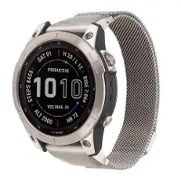 IMoshion QuickFit Milanees bandje - Garmin 22 mm aansluiting - Maat L/XL - Starlight