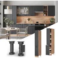 Vicco Fame-Line Apotheekkast – 30 cm Donkergrijs