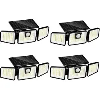 Lumisky Set van 4 zonnesensorprojectoren 700LM FALCON