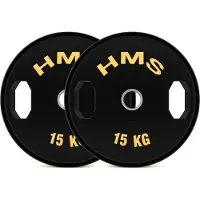 HMS Rubber coated gewichtsschijf TOG15 Olimpijski