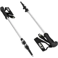 NILS Verstelbare Nordic Walking Stokken - Lichtgewicht Aluminium Trekkingstokken