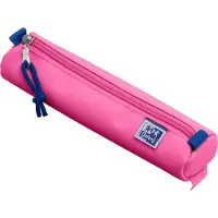 Oxford slordige rol, polyester, rond, klein, roze