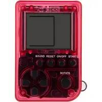 , Mini videospel 26in1 met ketting, Rood