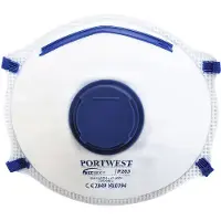 Portwest FFP2 Valved Dolomite Respirator (10 Stuks)-1