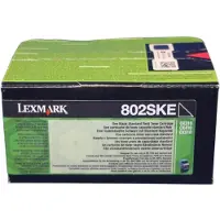 Lexmark 80C2SK0 nr. 802SK toner cartridge zwart (origineel)