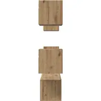vidaXL Tv-meubelset 6 pcs Artisan Eiken Bewerkt hout