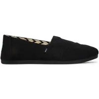 Toms Instappers 'ALPARGATA' zwart