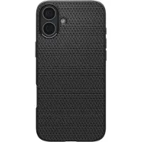 Spigen Liquid Air Backcover voor de Apple iPhone 16 - Matte Black