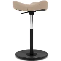 Varier Move zadelkruk, Beige/Zwart Tonal - ergonomisch