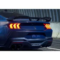Ford Racing 24-25 Mustang Fastback Black Rear Spoiler w/Gurney Flap
