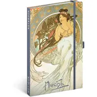 Presco Alphonse Mucha Notitieboek A5 Music