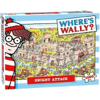 Plenty Gifts Puzzel Where's Wally Knight Attack 48 X 68 Cm 1000 Stukjes