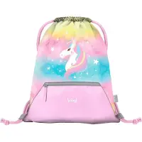 Baagl Regenboog Unicorn Gymtas met Rits