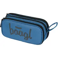 Baagl Student etui Oceaan Blauw 3-ritsen