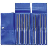 Dick 21001430 Naaldvijlset kap 3, 12-delig in plastic tas Lengte 140 mm 1 set(s)