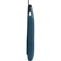 vidaXL Hangend hoofdbord Blauw Fluweel