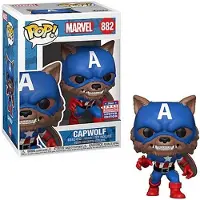 Funko POP! Marvel - POP N° 882 - Capwolf - SDCC 2021 Funkon Summer Convention Exclusive LE