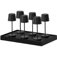 Lumisky Set van 6 tafellampen met voet. H22CM KELLY MINI