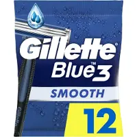 Gillette Blue 3 Smooth wegwerpscheermesjes (12 stuks)