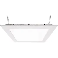 LIGHT IMPRESSIONS 565162 LED Panel Square 20 LED-inbouwlamp Energielabel: G (A - G) SMD LED LED vast ingebouwd 16 W Signaalwit (RAL 9003)
