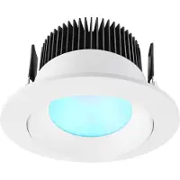 LIGHT IMPRESSIONS 565245 COB LED-inbouwlamp Energielabel: G (A - G) LED LED vast ingebouwd 16 W Grijs-wit (RAL 9002)